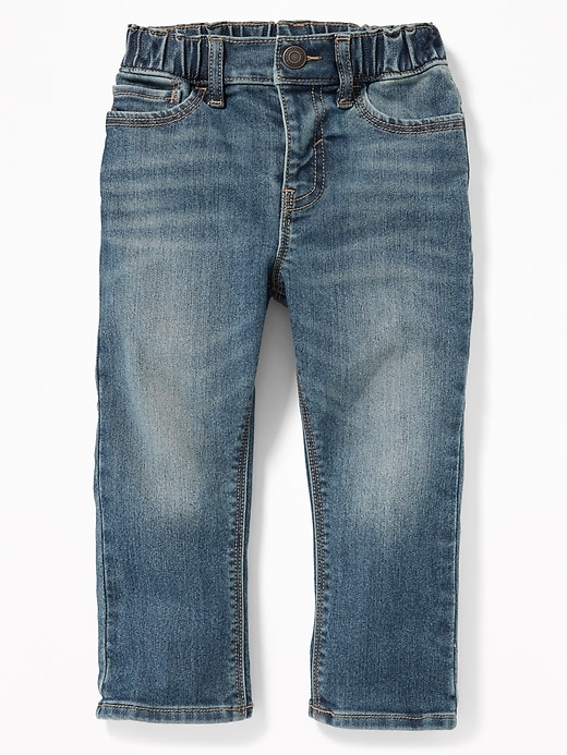 View large product image 1 of 2. Relaxed Built-In Warm Jeans for Toddler Boys