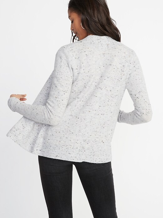 Image number 2 showing, Plush-Knit Open-Front Sweater for Women