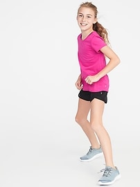 View large product image 3 of 3. Go-Dry Cool Run Shorts For Girls