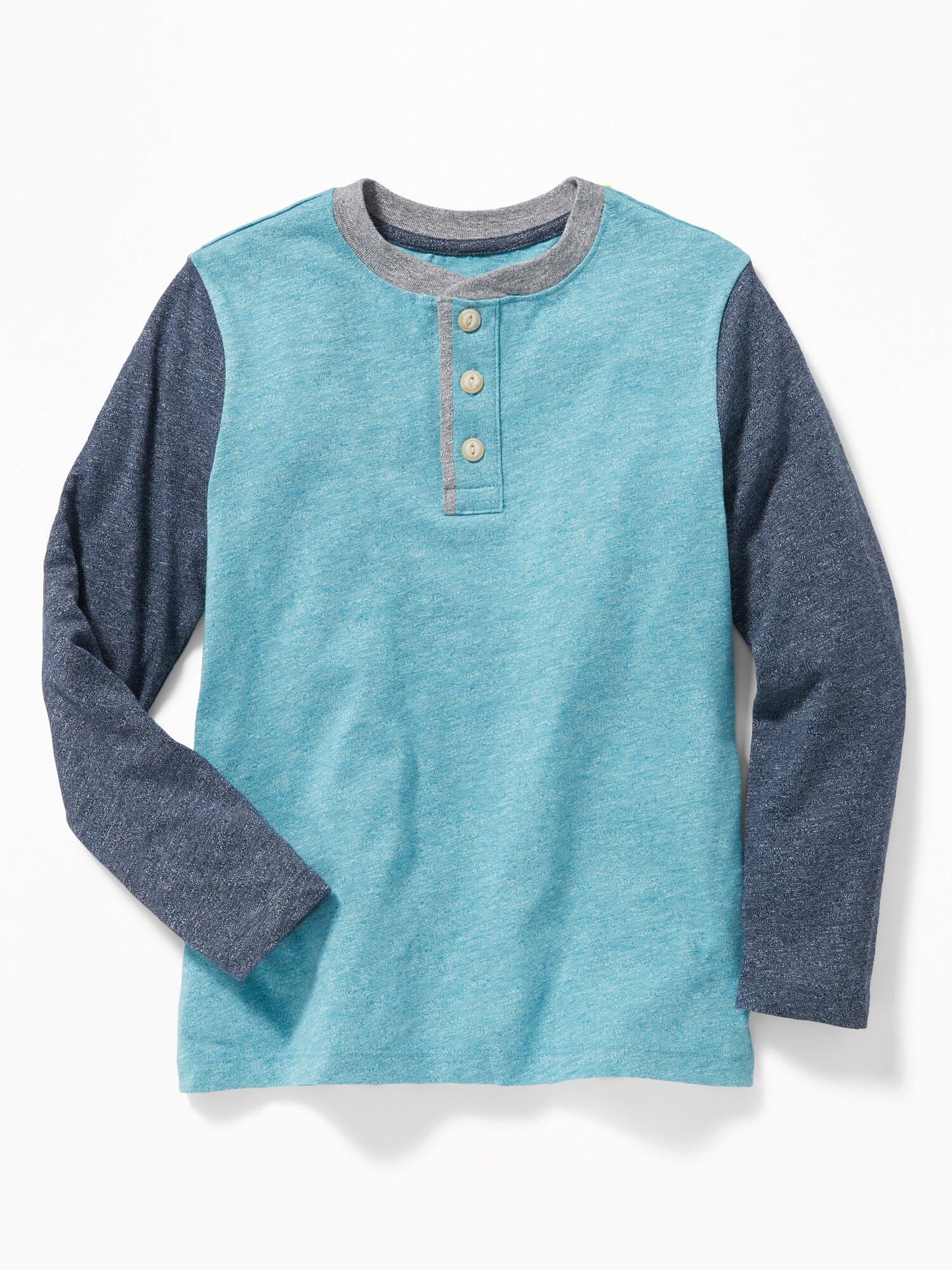 Color-Blocked Henley For Boys | Old Navy