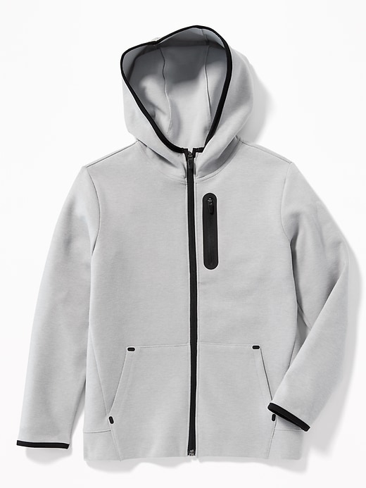 View large product image 1 of 1. Dynamic Fleece 4-Way-Stretch Zip Hoodie for Boys