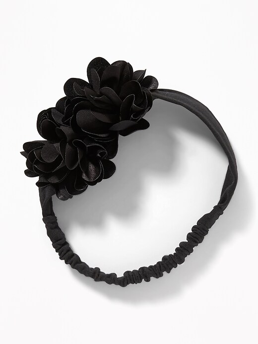 View large product image 1 of 1. Satin Rosette Headband for Baby