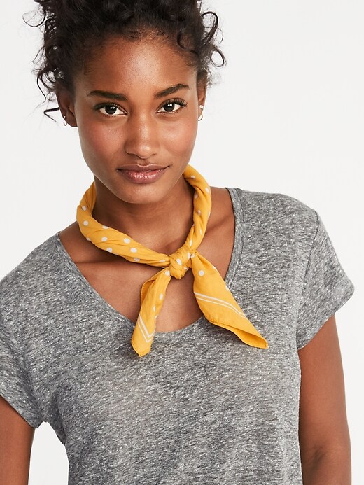 View large product image 1 of 2. Printed Neckerchief for Women