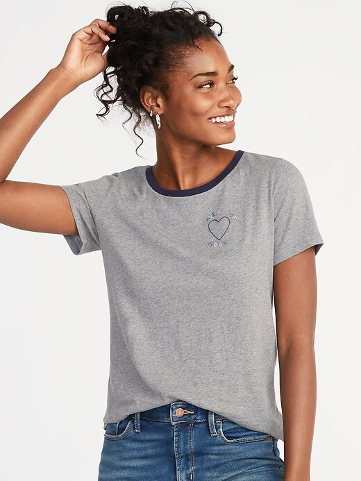 Image number 1 showing, EveryWear Graphic Tee for Women