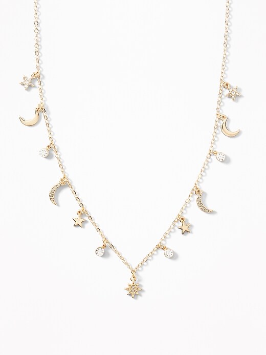View large product image 1 of 2. Celestial Station Necklace for Women