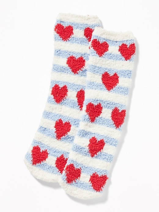 View large product image 1 of 1. Graphic Chenille Cozy Socks for Women