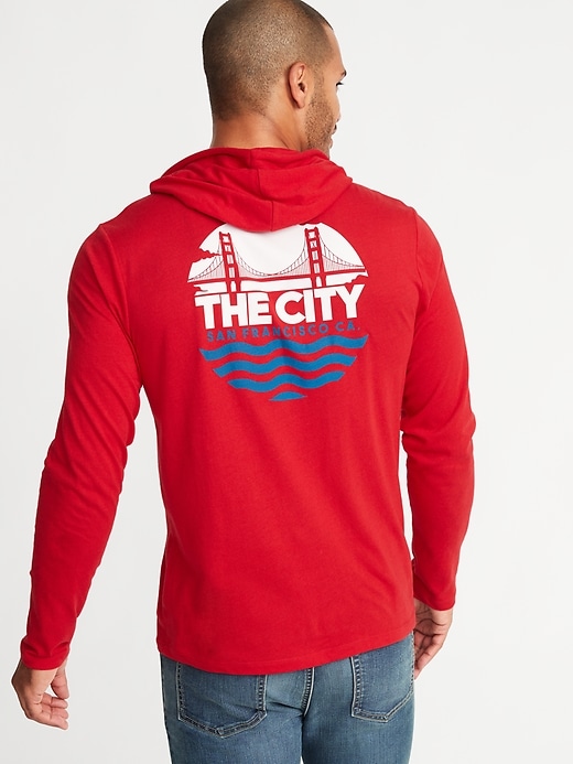 Image number 2 showing, Lightweight Graphic Pullover Hoodie