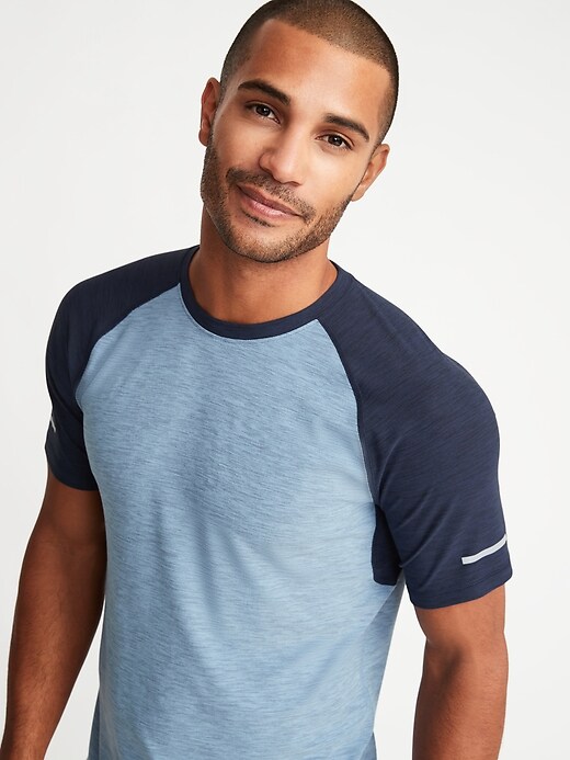 Image number 4 showing, Ultra-Soft Breathe ON Color-Blocked Tee