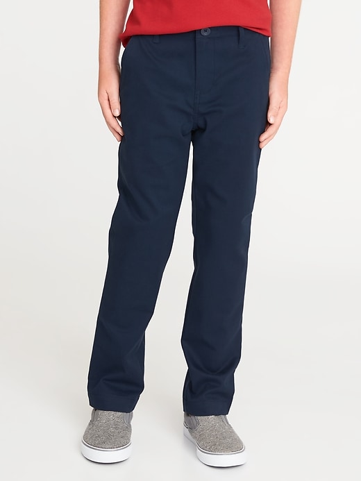 View large product image 1 of 1. Uniform Built-In Flex Stain-Resistant Skinny Khakis for Boys