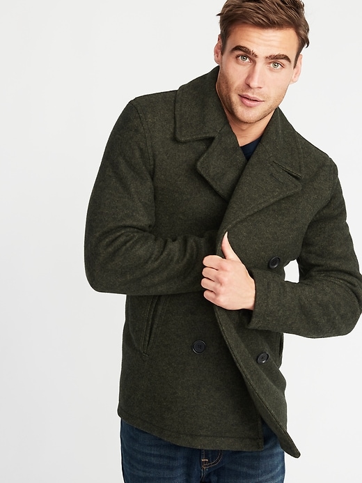 View large product image 1 of 1. Soft-Brushed Peacoat
