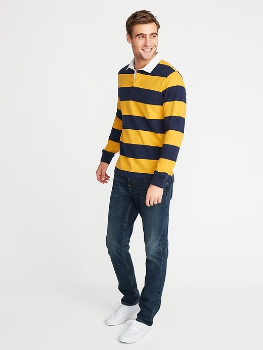 Image number 3 showing, Striped Thick-Knit Jersey Rugby