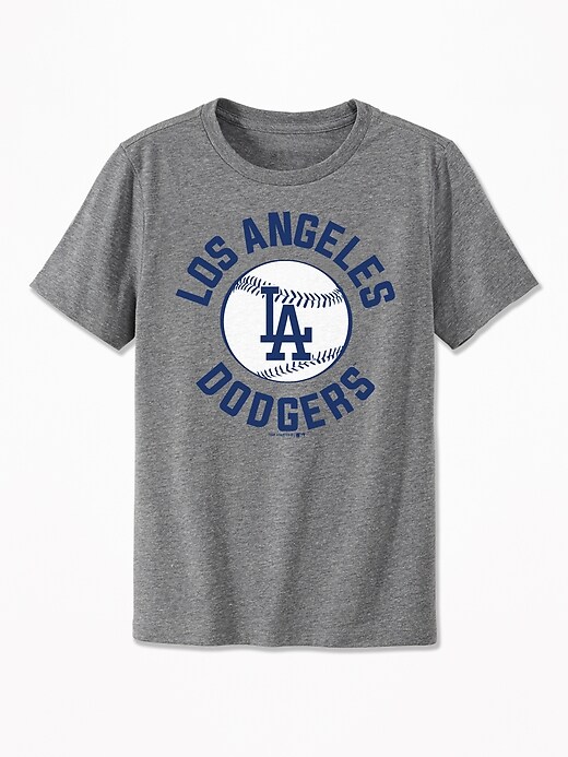 View large product image 1 of 1. MLB&#174 Team-Graphic Crew-Neck Tee for Boys