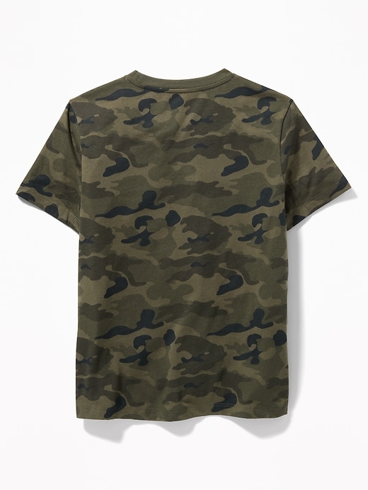 View large product image 2 of 3. Softest Printed Crew-Neck Tee For Boys