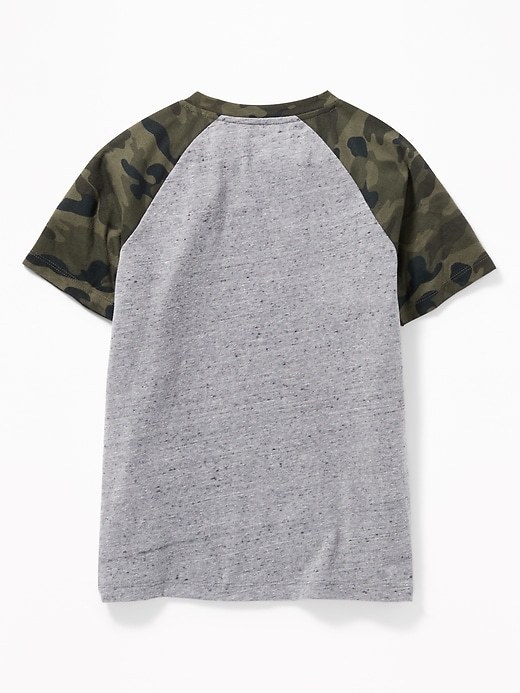 View large product image 2 of 3. Softest Raglan-Sleeve Tee For Boys