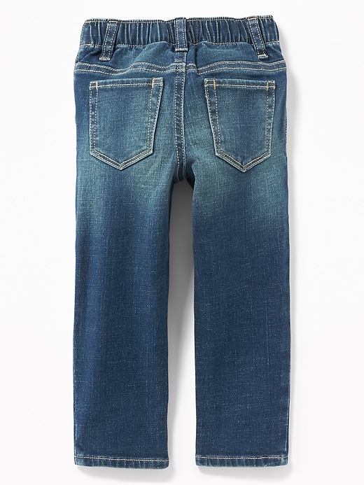 View large product image 2 of 3. Karate Built-In Flex Max Distressed Skinny Jeans for Toddler Boys