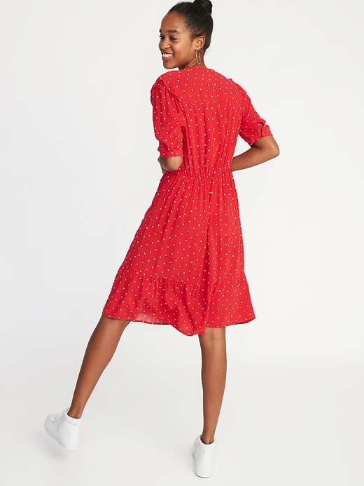 Image number 2 showing, Waist-Defined Shirt Dress for Women