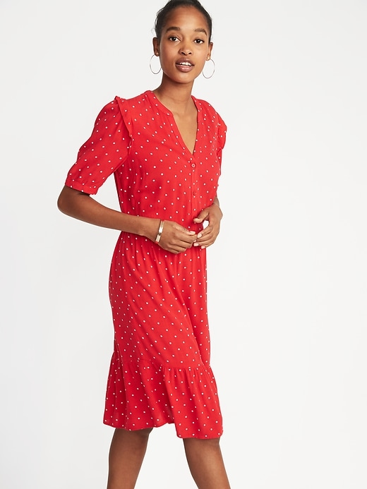 Image number 3 showing, Waist-Defined Shirt Dress for Women