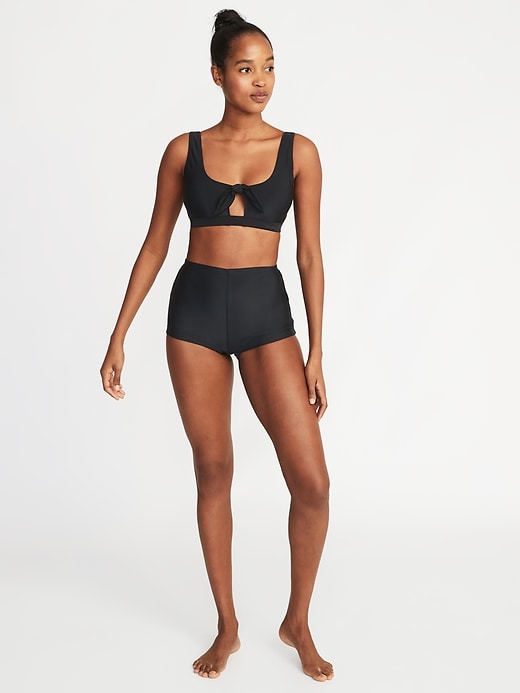 Image number 3 showing, Tie-Front Bralette Swim Top for Women