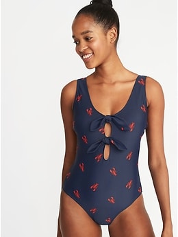 Old navy top lobster bathing suit