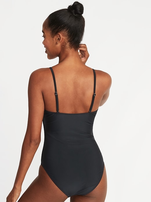 Image number 2 showing, Scoop-Neck Swimsuit for Women
