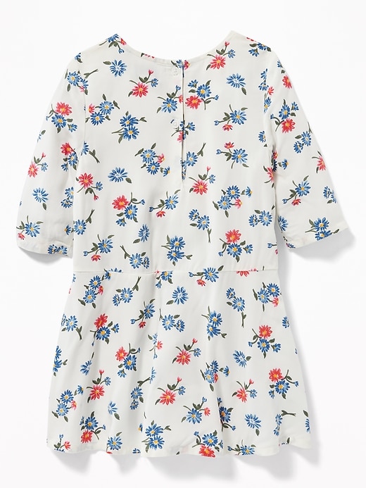 Tie-Front Floral Dress for Toddler Girls | Old Navy