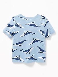 View large product image 3 of 3. Printed Crew-Neck Tee for Toddler Boys