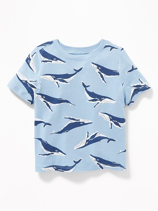 View large product image 2 of 3. Printed Crew-Neck Tee for Toddler Boys