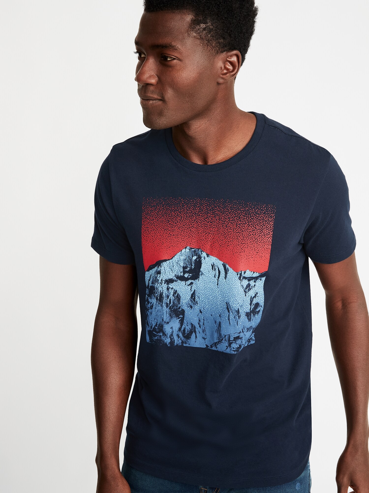 Graphic Soft-Washed Tee for Men