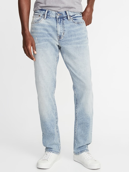 View large product image 1 of 2. Straight Built-In Flex Jeans