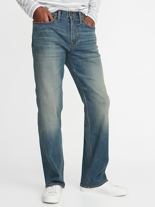 View large product image 1 of 1. Loose Built-In Flex Jeans