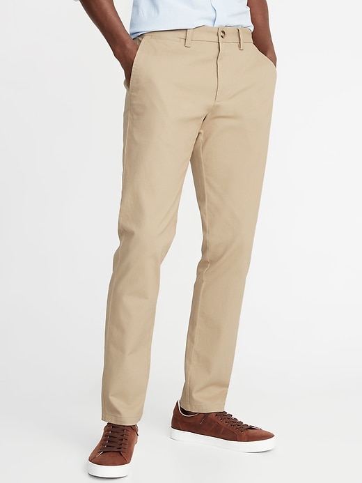 View large product image 1 of 1. Relaxed Slim Ultimate Built-In Flex Khakis for Men
