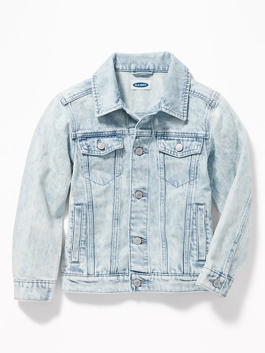 View large product image 1 of 3. Stone-Washed Jean Jacket For Boys