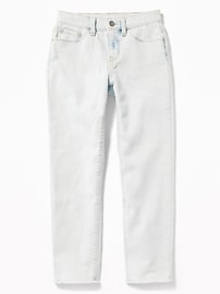 View large product image 3 of 3. The Power Jean a.k.a. The Perfect Straight Raw-Edge Ankle for Girls