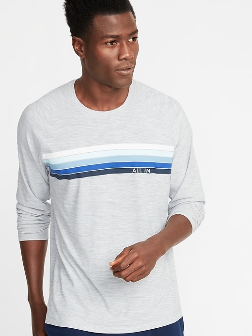 Image number 1 showing, Ultra-Soft Breathe ON Built-In Flex Graphic Tee