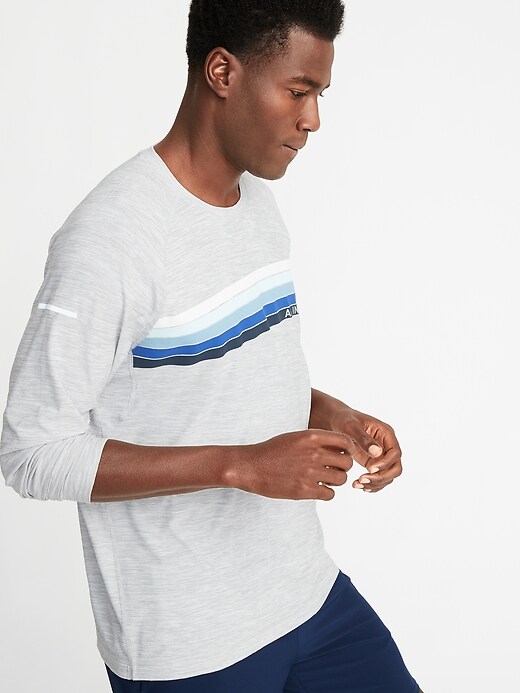 Image number 5 showing, Ultra-Soft Breathe ON Built-In Flex Graphic Tee