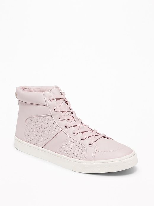 Image number 1 showing, Faux-Leather High-Tops for Women