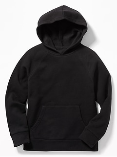 plain black hoodie youth