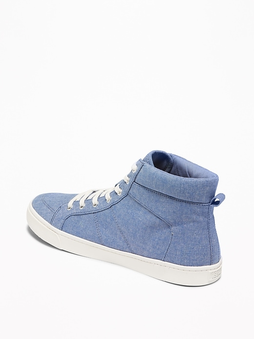 Image number 4 showing, Chambray High-Tops for Women