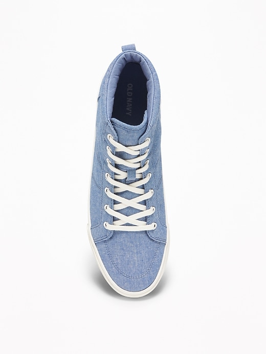 Image number 3 showing, Chambray High-Tops for Women