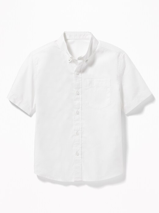 View large product image 1 of 3. Built-In Flex Classic Poplin Shirt For Boys