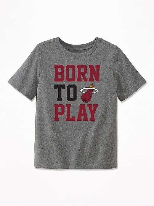 View large product image 1 of 1. NBA&#174 Team "Born to Play" Tee for Toddler Boys