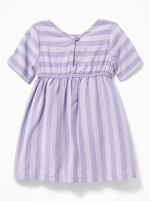View large product image 2 of 3. Fit & Flare Striped Dress for Toddler Girls