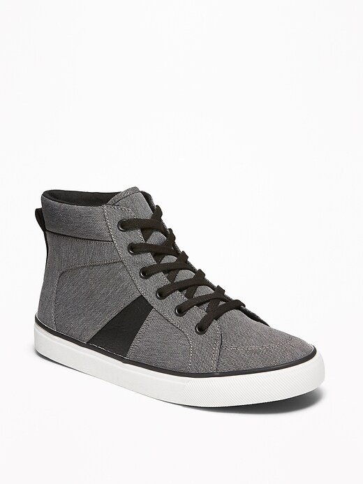 View large product image 1 of 3. Retro Nylon High-Tops for Boys