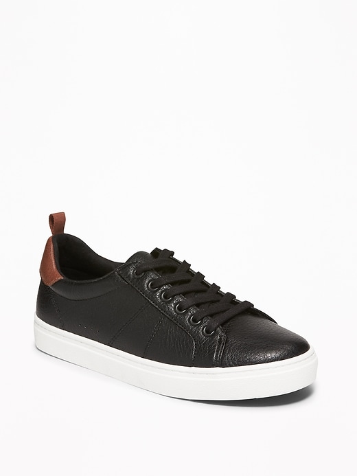 View large product image 1 of 3. Faux-Leather Sneakers for Boys