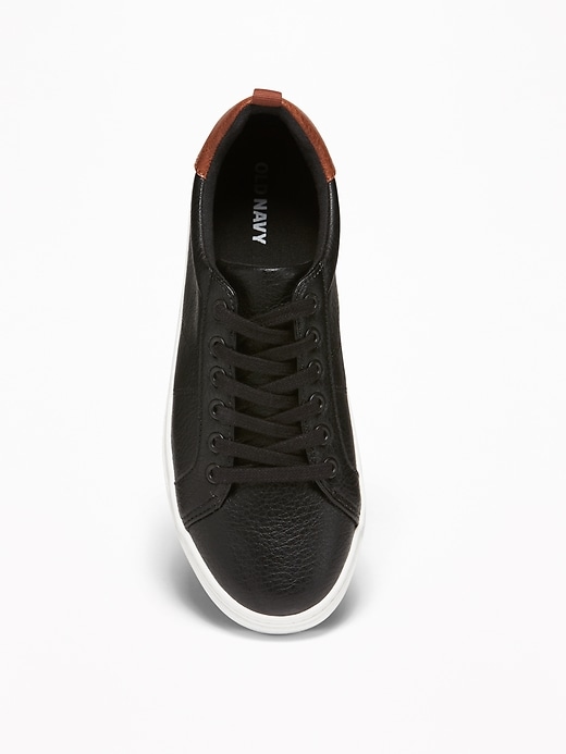 View large product image 2 of 3. Faux-Leather Sneakers for Boys