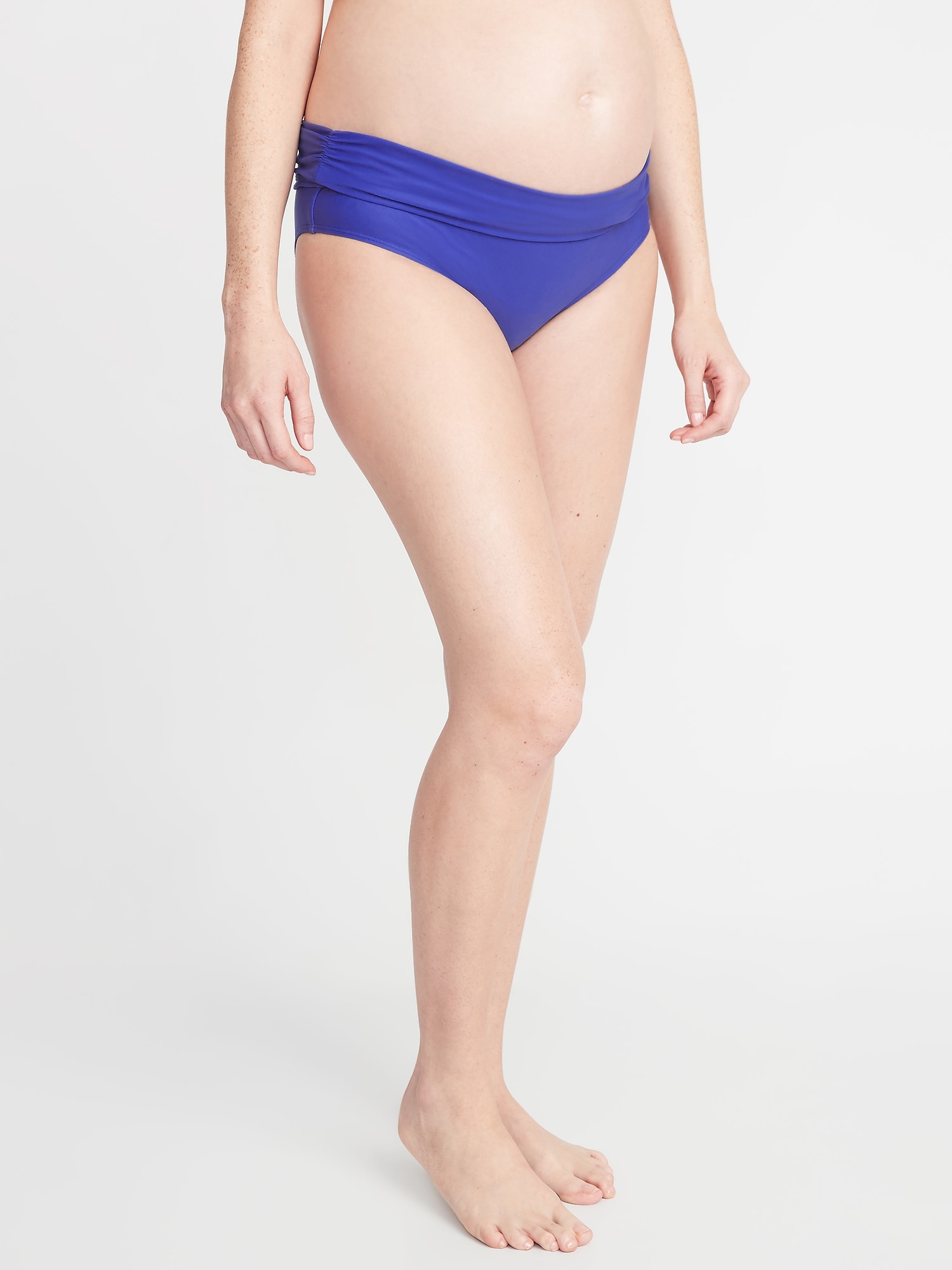 Maternity FoldOver Waist Swim Bottoms Old Navy