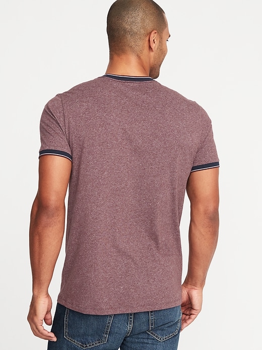 Image number 2 showing, Soft-Washed Tipped Ringer Tee