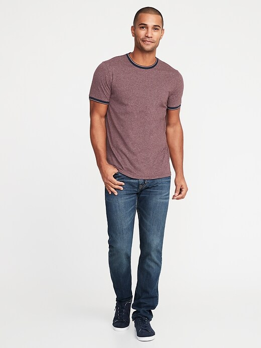 Image number 3 showing, Soft-Washed Tipped Ringer Tee