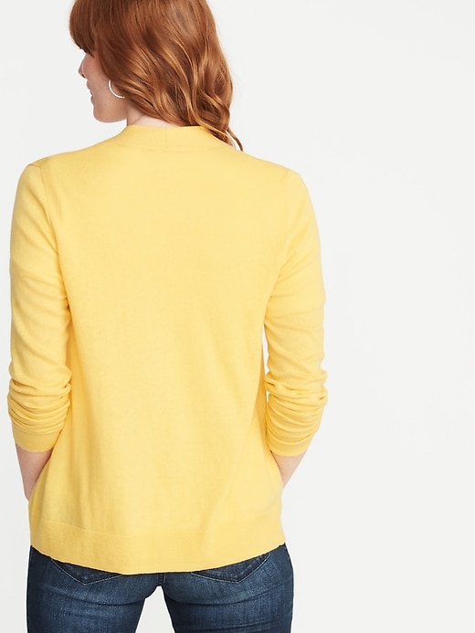 Image number 2 showing, Short Open-Front Sweater for Women