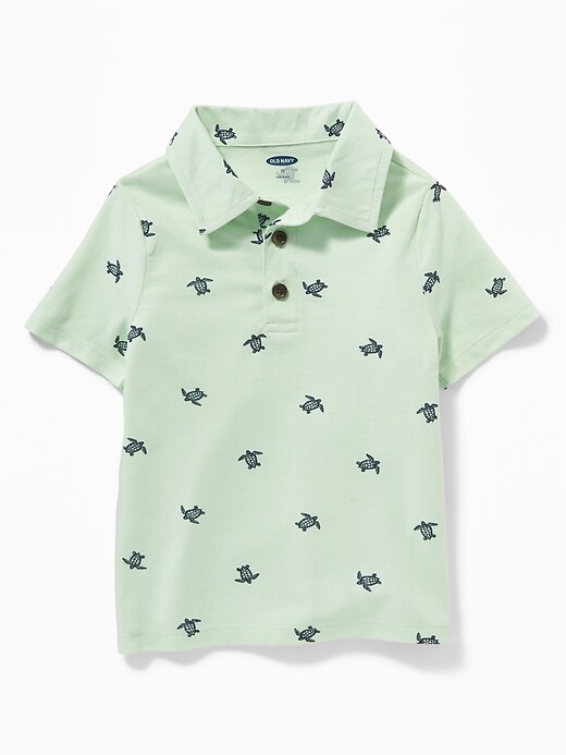 View large product image 1 of 2. Printed Polo for Toddler Boys